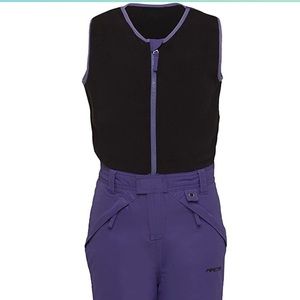 Arctix unisex-child Limitless Fleece Top Bib Overalls